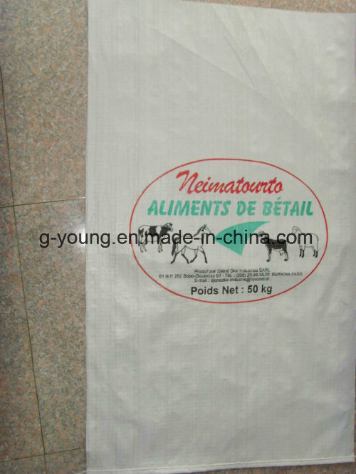 50kg PP Woven Feed Bag with Printing